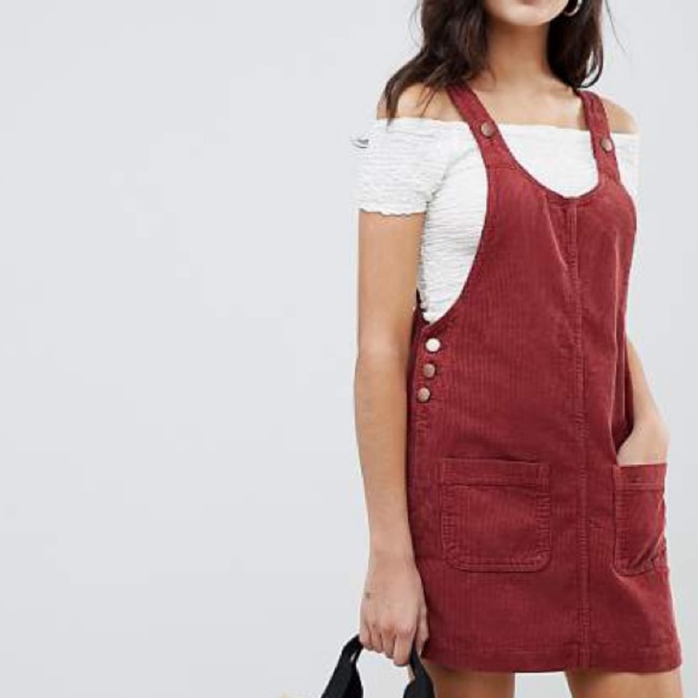 ASOS Corduroy Overall Dress